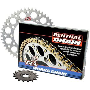 Renthal Kit chaîne complet Renthal R1 - Honda CR 80cc 86-02 - D15x49/420