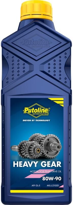 Huile de boîte Putoline Heavy Gear 80W90 (1 Litre)