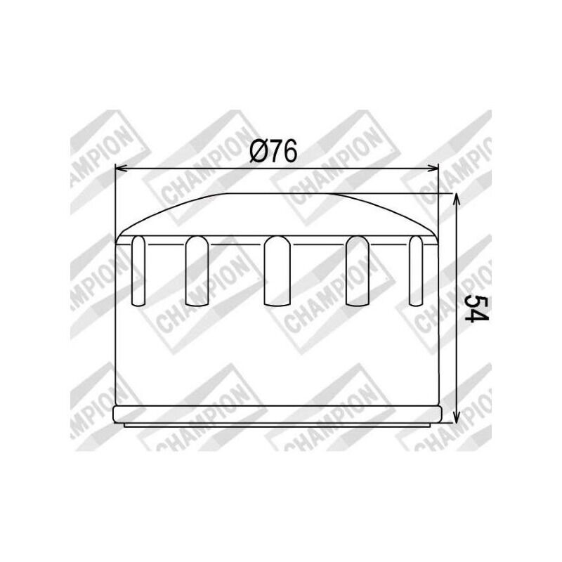 Filtre à huile Champion COF064