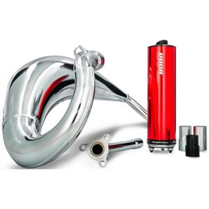 Voca Racing Pot d’échappement Voca Cross Chromed 50/70cc alu rouge Sherco SM-R/