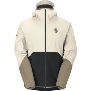 Scott - Explorair Light Dryo 2.5L - Veste imperméable homme Cotton White / Black - XL - Publicité Scott - Explorair Light Dryo 2.5L - Veste imperméable homme Cotton White / Black - XL - Publicité