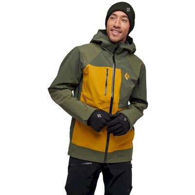 Black Diamond - Recon Pro Stretch Shell - Veste ski homme Tundra / Amber - XL - Publicité Black Diamond - Recon Pro Stretch Shell - Veste ski homme Tundra / Amber - XL - Publicité