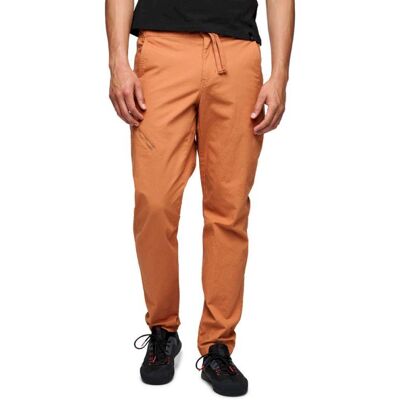 Pantalons d'escalade en coton bio Black Diamond - Marron - S - Publicité Pantalons d'escalade en coton bio Black Diamond - Marron - S - Publicité