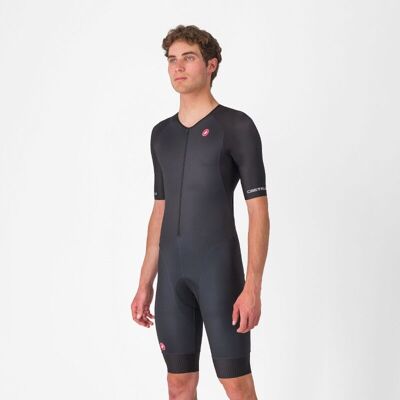 Combinaison de tri à manches courtes Castelli Core - SS25 - Noir - Trisuit - Publicité Combinaison de tri à manches courtes Castelli Core - SS25 - Noir - Trisuit - Publicité