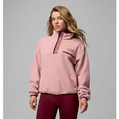 Columbia - Helvetia II Cropped Half Snap Fleece - Polaire femme Eraser Pink / Fig / Rich Wine - XL - Publicité Columbia - Helvetia II Cropped Half Snap Fleece - Polaire femme Eraser Pink / Fig / Rich Wine - XL - Publicité