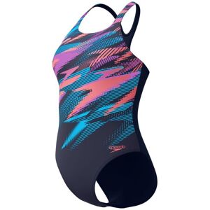 Speedo - Digital Printed Medalist - Maillot de bain natation femme Zoom Boom / True Navy - US 46 - Publicité Speedo - Digital Printed Medalist - Maillot de bain natation femme Zoom Boom / True Navy - US 46 - Publicité