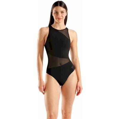 Arena - Mesh Angle Swimsuit Vent Back B - Maillot de bain natation femme Black - 36 - Publicité Arena - Mesh Angle Swimsuit Vent Back B - Maillot de bain natation femme Black - 36 - Publicité