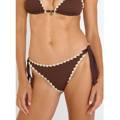 Banana Moon - Dimka Dakota - Bas de bikini femme Chocolat - L / 40 - Publicité Banana Moon - Dimka Dakota - Bas de bikini femme Chocolat - L / 40 - Publicité