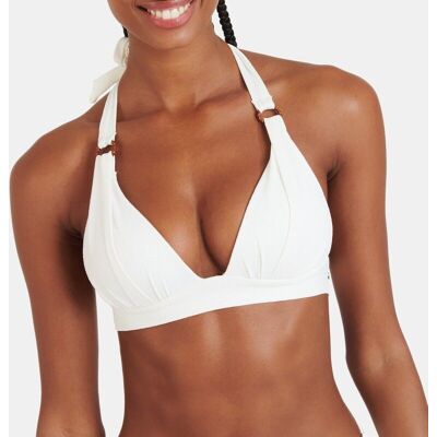 Banana Moon - Maho Santafe - Haut de bikini femme Ecru - M / 38 - Publicité Banana Moon - Maho Santafe - Haut de bikini femme Ecru - M / 38 - Publicité