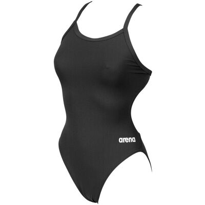 Arena - Team Swimsuit Challenge Solid - Maillot de bain 1 pièce femme Black White - 36 - Publicité Arena - Team Swimsuit Challenge Solid - Maillot de bain 1 pièce femme Black White - 36 - Publicité