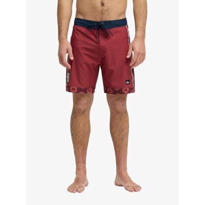 Quiksilver - Surfsilk Nomad 18 - Boardshort homme Burnt Russet - US 33 - Entrejambe 18" - Publicité Quiksilver - Surfsilk Nomad 18 - Boardshort homme Burnt Russet - US 33 - Entrejambe 18" - Publicité