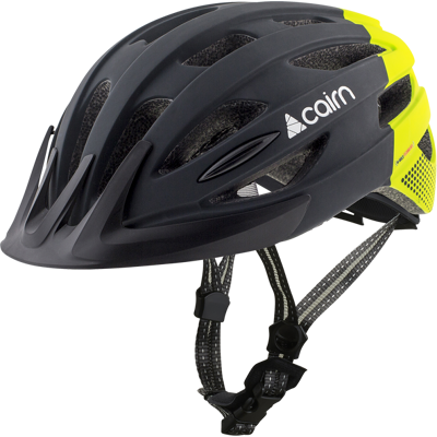 Cairn - Fusion Led - Casque vélo urbain homme Mat Black Neon Yellow - L (59 - 62 cm) - Publicité Cairn - Fusion Led - Casque vélo urbain homme Mat Black Neon Yellow - L (59 - 62 cm) - Publicité