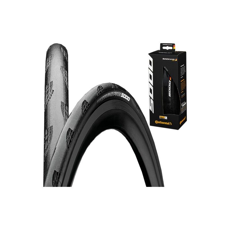 Continental Grand Prix 5000 Souple Tubetype - Pneu vélo route Black 28 mm