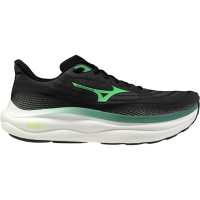 Mizuno - Wave Sky 9 - Chaussures running homme Black / Goblin Green / Alpine Green - 44.5 - Publicité Mizuno - Wave Sky 9 - Chaussures running homme Black / Goblin Green / Alpine Green - 44.5 - Publicité