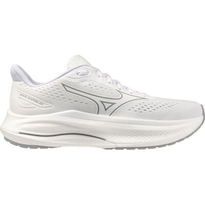Mizuno - Wave Inspire 22 - Chaussures running femme White / White / Harbor Mist - 42 - Publicité Mizuno - Wave Inspire 22 - Chaussures running femme White / White / Harbor Mist - 42 - Publicité
