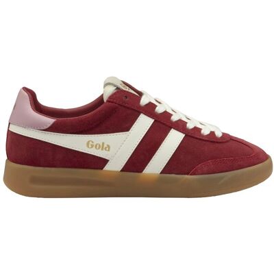Gola Cyclone Chaussures de Mode pour Femmes - Rouge Off White UK - Publicité Gola Cyclone Chaussures de Mode pour Femmes - Rouge Off White UK - Publicité