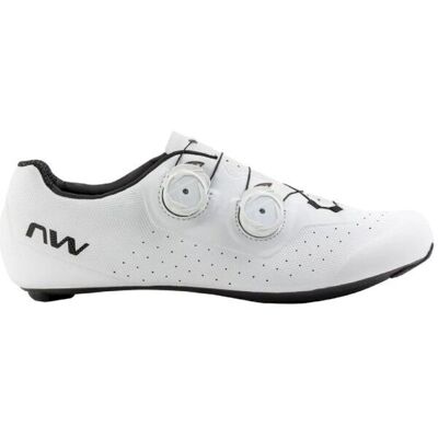 Northwave - Extreme Plus - Chaussures vélo de route White / Black - 39 - Publicité Northwave - Extreme Plus - Chaussures vélo de route White / Black - 39 - Publicité