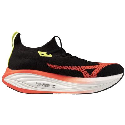 Mizuno - Neo Vista 3 - Chaussures running Black / Mirage Gray / Lava Orange - 44.5 - Publicité Mizuno - Neo Vista 3 - Chaussures running Black / Mirage Gray / Lava Orange - 44.5 - Publicité