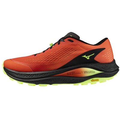 Mizuno - Neo Accera - Chaussures trail Orange.com / Lime Pulp / Black - 45 - Publicité Mizuno - Neo Accera - Chaussures trail Orange.com / Lime Pulp / Black - 45 - Publicité