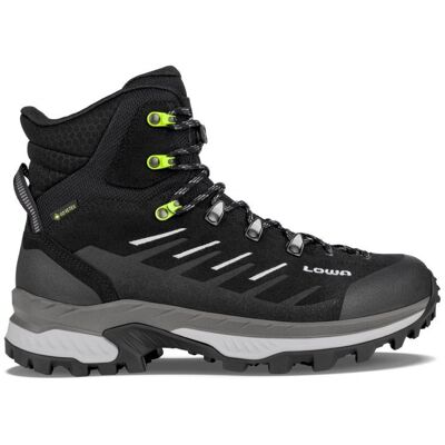 Lowa - Randir GTX Mid - Chaussures trekking homme Black / Grey - 45 - Publicité Lowa - Randir GTX Mid - Chaussures trekking homme Black / Grey - 45 - Publicité