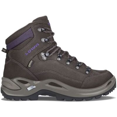 Lowa - Renegade GTX Mid Ws - Chaussures randonnée femme Slate / Blackberry - 41.5 - Publicité Lowa - Renegade GTX Mid Ws - Chaussures randonnée femme Slate / Blackberry - 41.5 - Publicité