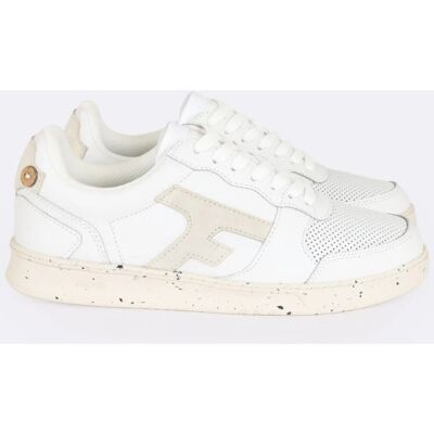 Baskets Faguo Hazel Blanc Créme - Sneakers - Publicité Baskets Faguo Hazel Blanc Créme - Sneakers - Publicité