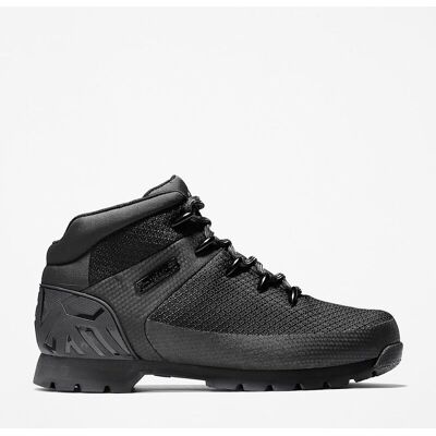 Timberland - Euro Sprint Mid Waterproof - Chaussures randonnée homme Jet Black - 46 - Publicité Timberland - Euro Sprint Mid Waterproof - Chaussures randonnée homme Jet Black - 46 - Publicité