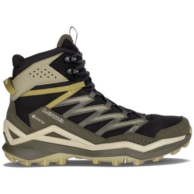 Lowa - Maddox Pro GTX Mid - Chaussures randonnée homme Black/Olive - 41 - Publicité Lowa - Maddox Pro GTX Mid - Chaussures randonnée homme Black/Olive - 41 - Publicité