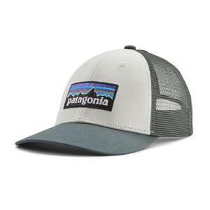 Patagonia P-6 Logo LoPro Trucker Hat - Casquette White w/ Nouveau Green Taille unique - Publicité