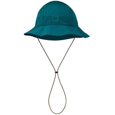 Buff - Go Bucket Hat Solid - Chapeau Solid Teal - S / M - Publicité Buff - Go Bucket Hat Solid - Chapeau Solid Teal - S / M - Publicité