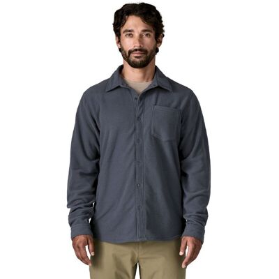 Patagonia - Men's Micro D Shirt - Polaire homme Smolder Blue - L - Publicité Patagonia - Men's Micro D Shirt - Polaire homme Smolder Blue - L - Publicité