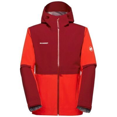 Mammut - Linard Guide HS Hooded Jacket - Veste hardshell homme Mammut Red / Dark Mammut Red - M - Publicité Mammut - Linard Guide HS Hooded Jacket - Veste hardshell homme Mammut Red / Dark Mammut Red - M - Publicité