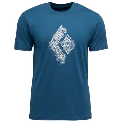 Black Diamond - Engineered Diamond SS Tee - T-shirt homme Indigo - S - Publicité Black Diamond - Engineered Diamond SS Tee - T-shirt homme Indigo - S - Publicité