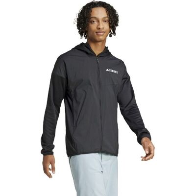 Veste à capuche Climawarm+ Wind Light Fleece adidas Terrex Xperior - Homme - Noir - Publicité Veste à capuche Climawarm+ Wind Light Fleece adidas Terrex Xperior - Homme - Noir - Publicité