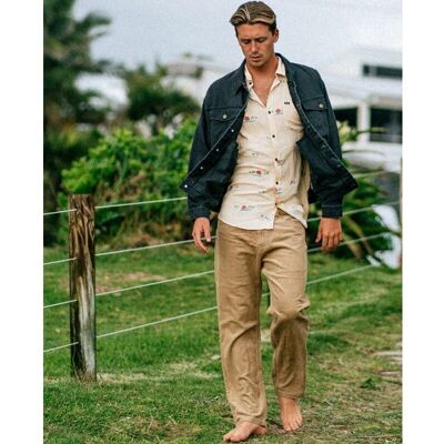 Rip Curl - Classic Surf Cord Velvet - Pantalon homme Dark Khaki - US 32 - Publicité Rip Curl - Classic Surf Cord Velvet - Pantalon homme Dark Khaki - US 32 - Publicité