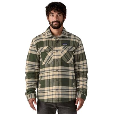 Patagonia - Men's Lightweight Insulated Fjord Flannel Shirt - Chemise homme Ashore: Old Growth Green - L - Publicité Patagonia - Men's Lightweight Insulated Fjord Flannel Shirt - Chemise homme Ashore: Old Growth Green - L - Publicité