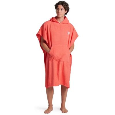 Arena - Cotton Poncho - Poncho surf Calypso Coral-White - L/XL - Publicité Arena - Cotton Poncho - Poncho surf Calypso Coral-White - L/XL - Publicité