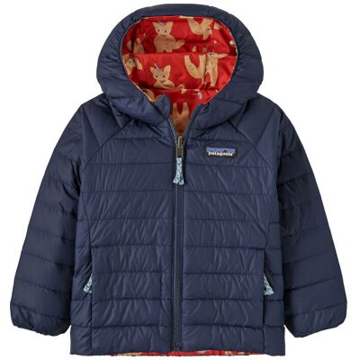 Patagonia - Baby Reversible Down Sweater Hoody - Doudoune enfant Fox Chase: Madder Red - 3 - 6 mois - Publicité Patagonia - Baby Reversible Down Sweater Hoody - Doudoune enfant Fox Chase: Madder Red - 3 - 6 mois - Publicité