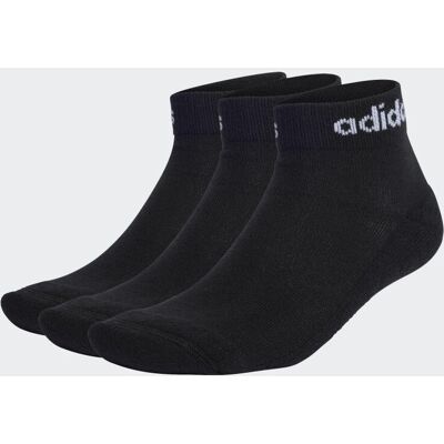 adidas - C Lin Ankle 3P - Chaussettes homme Black / White - M - Publicité adidas - C Lin Ankle 3P - Chaussettes homme Black / White - M - Publicité