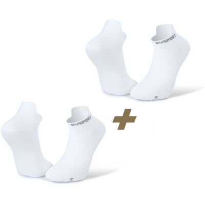 BV Sport - Light 3D Ultra Court - Chaussettes running White / White - 39 - 41 - Publicité BV Sport - Light 3D Ultra Court - Chaussettes running White / White - 39 - 41 - Publicité
