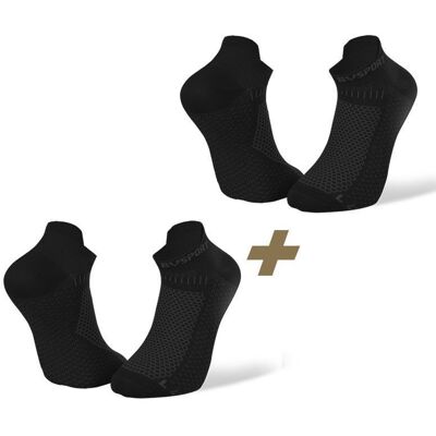 BV Sport - Light 3D Ultra Court - Chaussettes running Black / Black - 39 - 41 - Publicité BV Sport - Light 3D Ultra Court - Chaussettes running Black / Black - 39 - 41 - Publicité