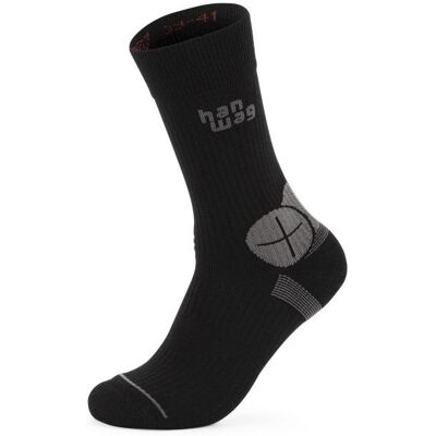 Hanwag - Bunion Socke - Chaussettes randonnée Black / Anthracite - 39 - 41 - Publicité Hanwag - Bunion Socke - Chaussettes randonnée Black / Anthracite - 39 - 41 - Publicité