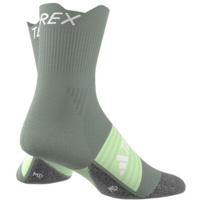 adidas - Terrex Trail Agravic Socks - Chaussettes trail Silver Green - S (37 - 39) - Publicité adidas - Terrex Trail Agravic Socks - Chaussettes trail Silver Green - S (37 - 39) - Publicité