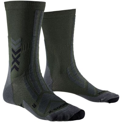 X-Socks - Hike Discover Crew - Chaussettes randonnée Dark Sage / Black - 35 - 38 - Publicité X-Socks - Hike Discover Crew - Chaussettes randonnée Dark Sage / Black - 35 - 38 - Publicité