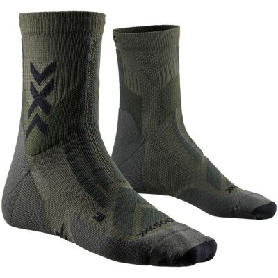 X-Socks - Hike Discover Ankle - Chaussettes randonnée Dark Sage / Black - 35 - 38 - Publicité X-Socks - Hike Discover Ankle - Chaussettes randonnée Dark Sage / Black - 35 - 38 - Publicité
