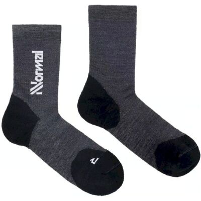 NNormal - Merino Socks - Chaussettes en laine mérinos Black - M (39 - 42) - Publicité NNormal - Merino Socks - Chaussettes en laine mérinos Black - M (39 - 42) - Publicité