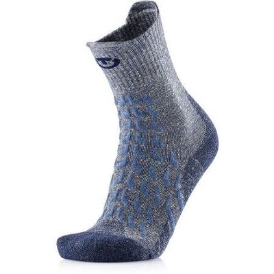 Therm-Ic - Trekking Ultra Cool Linen Crew - Chaussettes randonnée femme Grey / Blue - 41 - 42 - Publicité Therm-Ic - Trekking Ultra Cool Linen Crew - Chaussettes randonnée femme Grey / Blue - 41 - 42 - Publicité