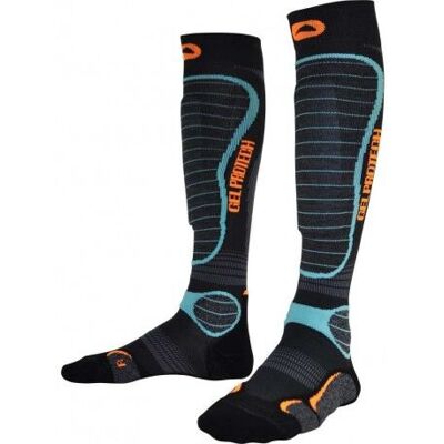 MONNET Mi-bas Gel Protech Ski - Bleu/Gris/Orange - Taille 39/40 - Chaussettes de Ski - Publicité MONNET Mi-bas Gel Protech Ski - Bleu/Gris/Orange - Taille 39/40 - Chaussettes de Ski - Publicité