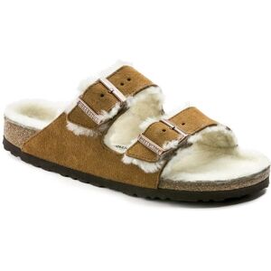 Birkenstock - Arizona Shearling Suede Leather - Sandales Mink - 42 - Normal - Publicité Birkenstock - Arizona Shearling Suede Leather - Sandales Mink - 42 - Normal - Publicité