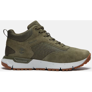 Timberland - Voyager Park Lace-Up Mid-Top Sneakers - Chaussures lifestyle homme Olive Suede - 44 - Publicité Timberland - Voyager Park Lace-Up Mid-Top Sneakers - Chaussures lifestyle homme Olive Suede - 44 - Publicité